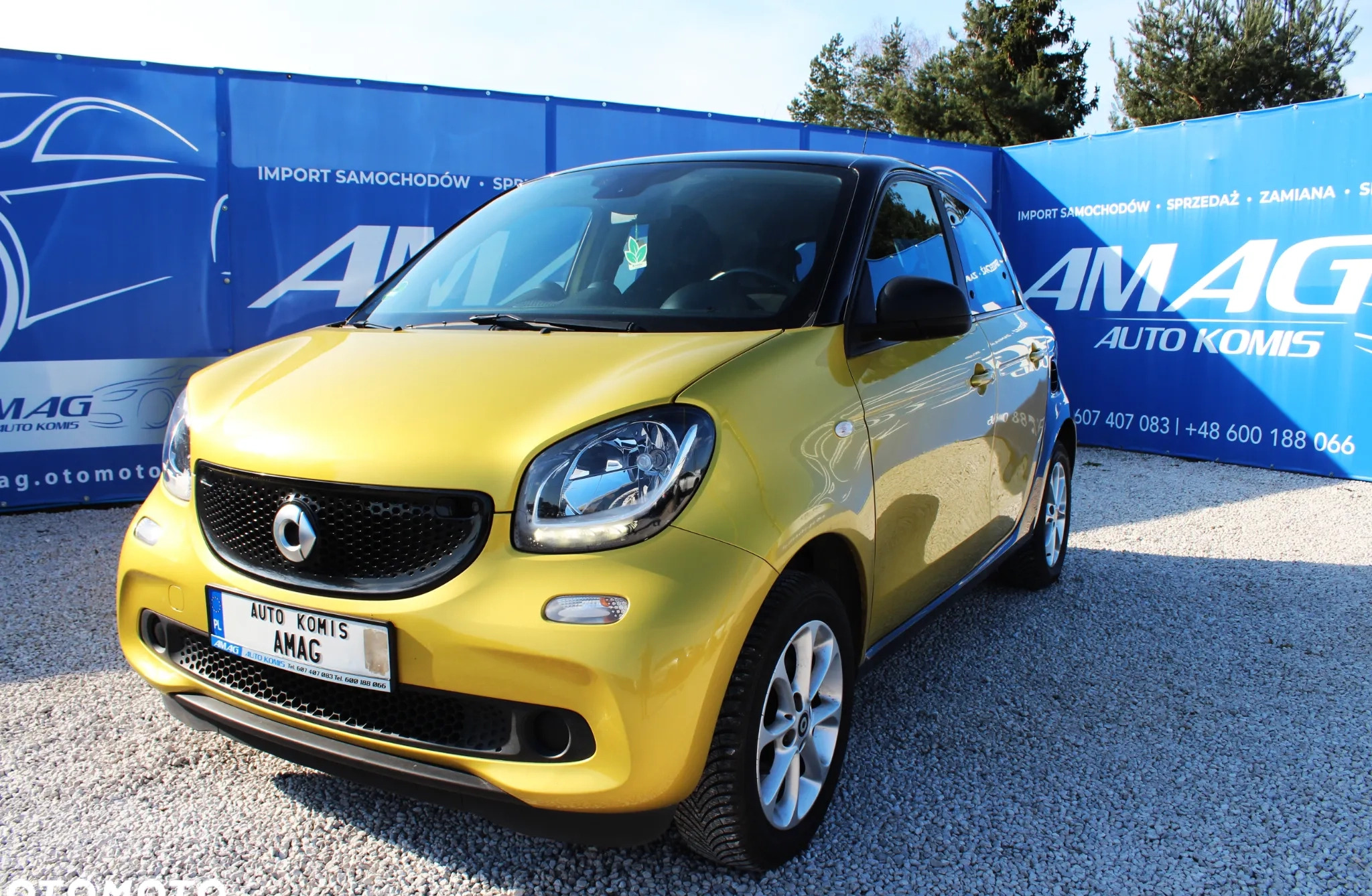 Smart Forfour cena 37900 przebieg: 112000, rok produkcji 2019 z Kleczew małe 352